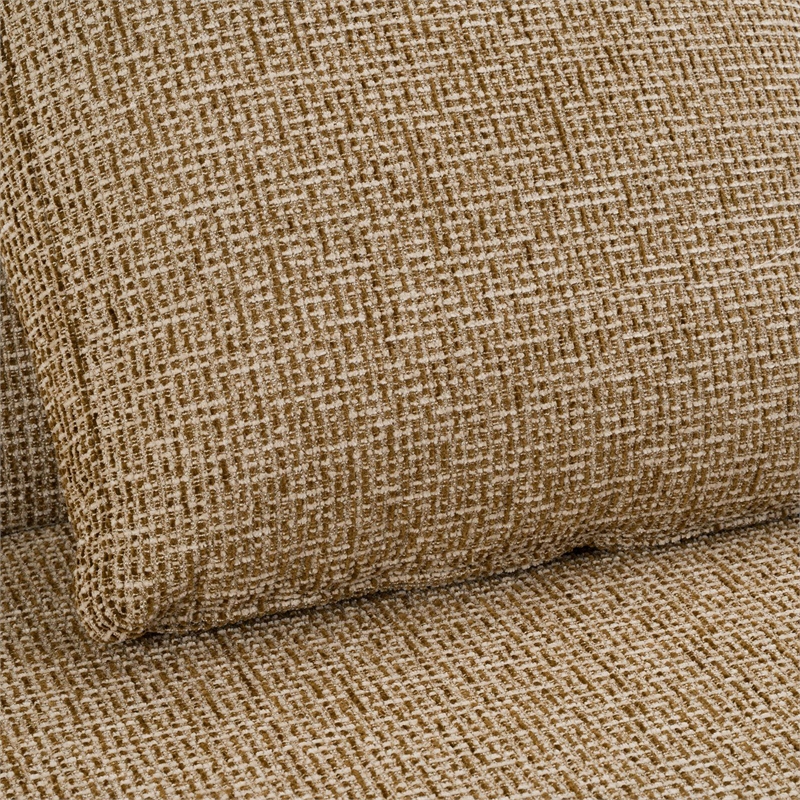 Percy - Contemporary Beige Fabric Left Facing Chaise Sectional Sofa