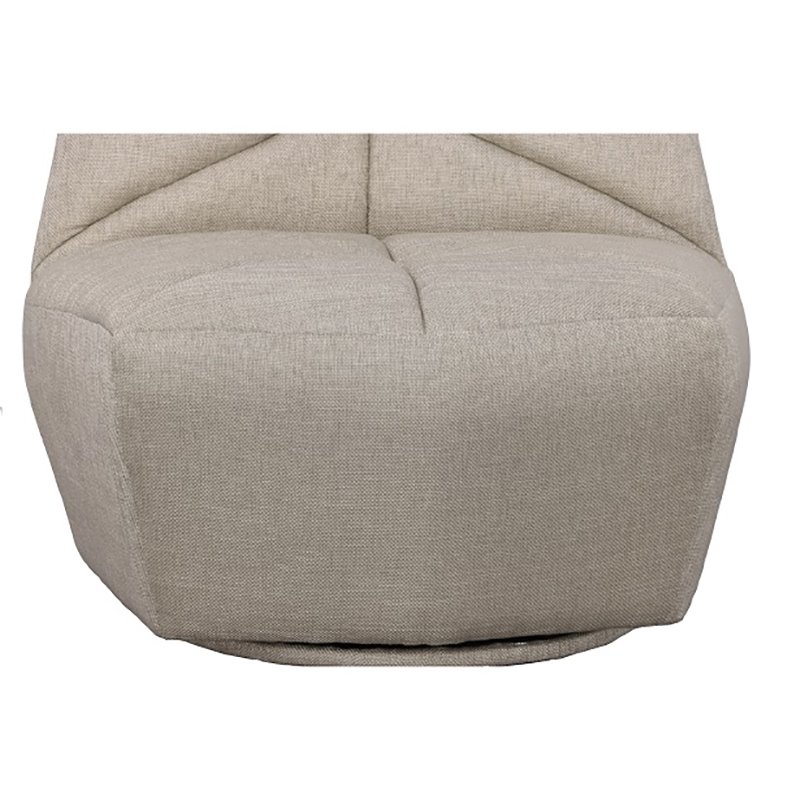 Divani Casa Tomlin Contemporary Fabric Upholstered Accent Chair in Gray