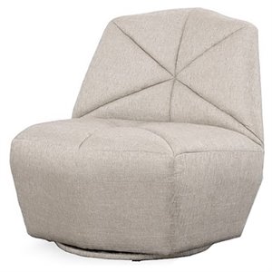 divani casa tomlin contemporary fabric upholstered accent chair in gray