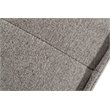 Divani Casa Nolden 5-Piece Modern Fabric Modular Sectional Sofa in Gray