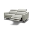 Divani Casa Eden Modern Leather Upholstered Sofa Set w/ USB Port in Gray