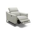 Divani Casa Eden Modern Leather Upholstered Sofa Set w/ USB Port in Gray
