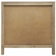 InPlace Wood 2 Door Accent Cabinet Ash Grey Real Mango 32 W x 15D x 34H in