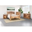 Homesphere Furniture Solid Sheesham Wood Nightstand with Drawer and Door.