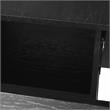 Homesphere Furniture Contemporary Black Finish Oak Night Stand