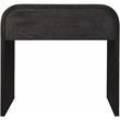 Homesphere Furniture Contemporary Black Finish Oak Night Stand