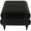 Homesphere Furniture Contemporary Black Finish Oak Night Stand