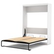 Homesphere Furniture Contemporary Queen Wall Bed in White Finish
