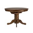 Homesphere Furniture Contemporary Crossing Pedestal Table in Natural
