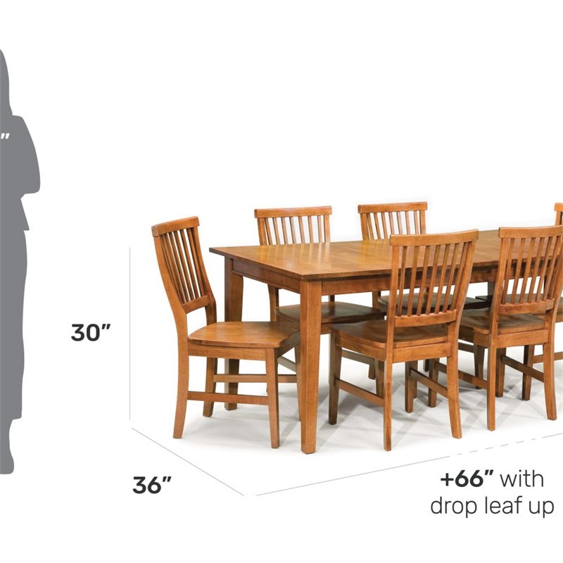 Homesphere Furniture Contemporary Wood Dining Table in Brown