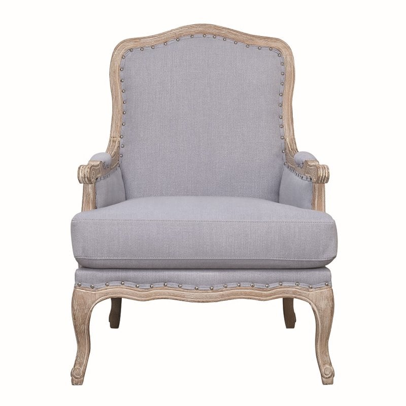 Homesphere Furniture Contemporary Accent Chair in Light Blue