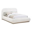 Homesphere Furniture Contemporary Cream Boucle Fabric King Bed