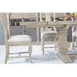 Homesphere Furniture Modern Antique Wood Dining Table in Gray
