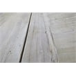 Homesphere Furniture Modern Antique Wood Dining Table in Gray