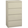 Homesphere Furniture 30-in Wide Metal 4 Drawer Lateral File Cabinet Putty/Beige