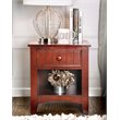 Homesphere Furniture Solid Wood 1-Drawer Nightstand in Cherry