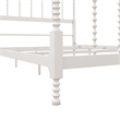Homesphere Furniture Metal Canopy Bed in Full Size Frame in White
