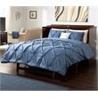 Homesphere Furniture Queen Solid Wood Murphy Bed Chest with Mattress - Walnut
