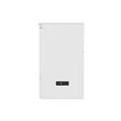 Homesphere Furniture Queen Wood Murphy Bed Chest with Built-In Charger - White