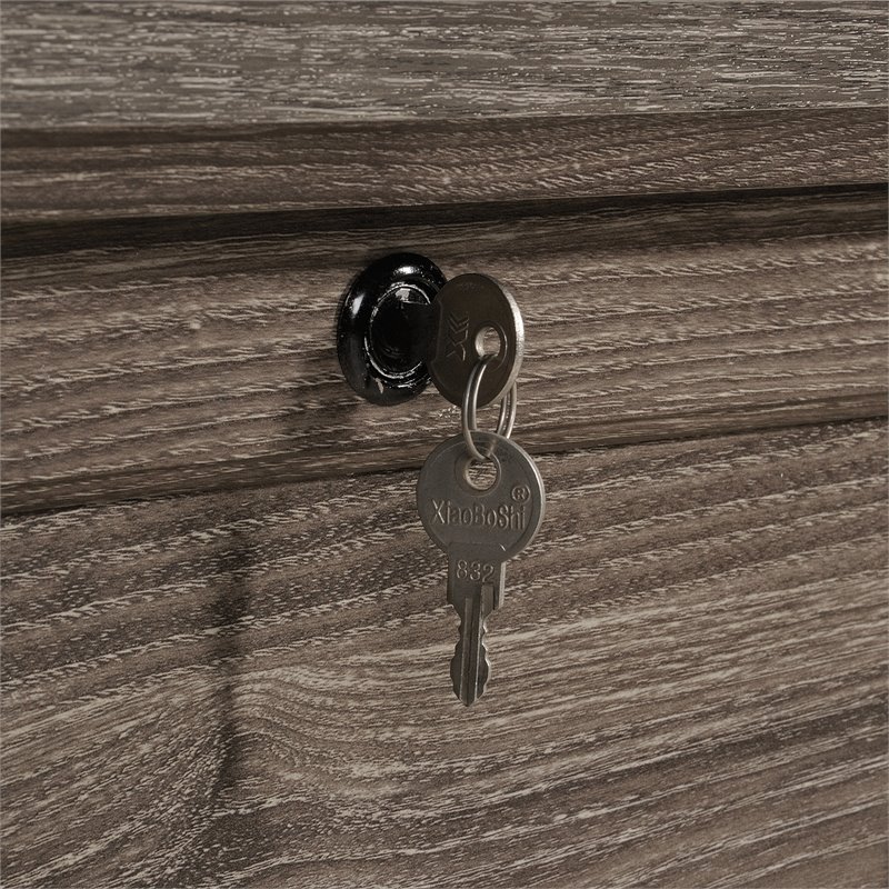 Homesphere Furniture Engineered Wood Lateral File Cabinet in Emery Oak