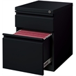 Homesphere Furniture Mobile Pedestal File 2-Drawer Box/File - Black