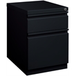 Homesphere Furniture Mobile Pedestal File 2-Drawer Box/File - Black