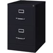 Homesphere Furniture Metal 2 Drawer Legal Width Vertical File Cabinet Black
