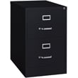 Homesphere Furniture Metal 2 Drawer Legal Width Vertical File Cabinet Black