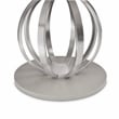 Homesphere Furniture Round Poplar & Steel Dining Table in Moonlight Gray