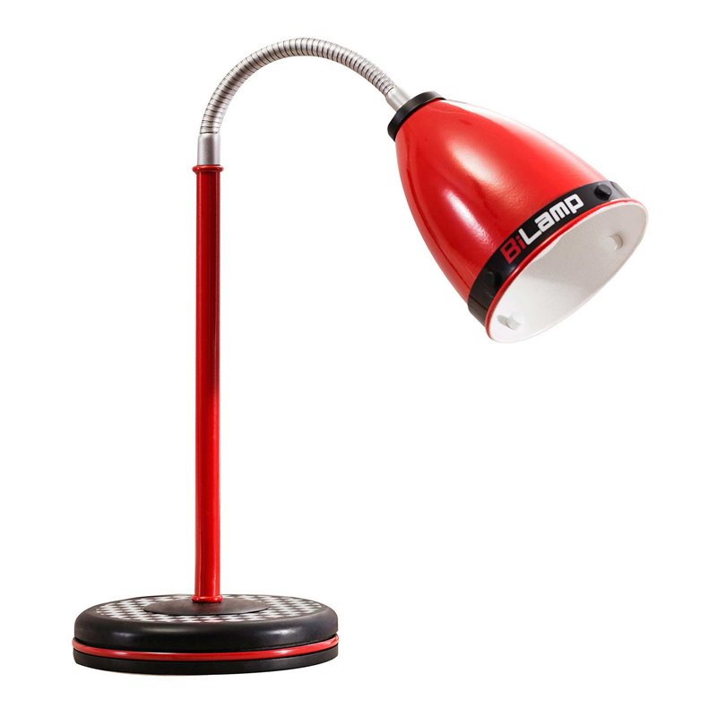 red childrens lamp