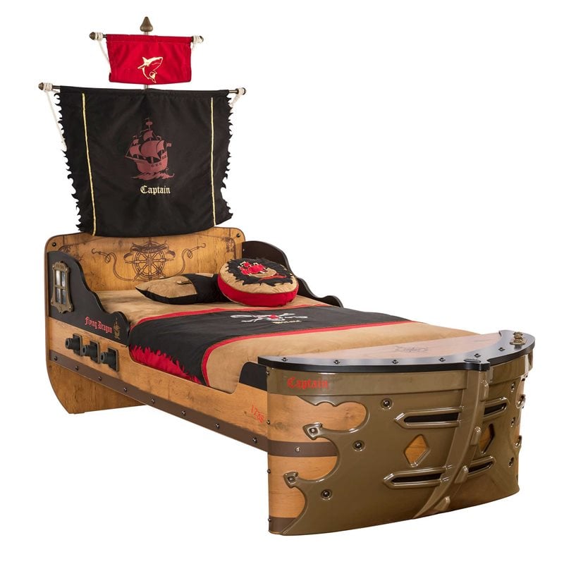 Cilek Brown Pirate Shark Desk