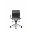 Plata Import Black Faux Leather Executive Full Back Office Chair