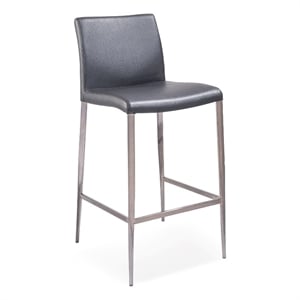 Plata Import Ashley Black Faux Leather 26&quot Counter Stool (Set of 2)