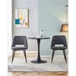 Snowflake boucle Dining Chair (set of 2)