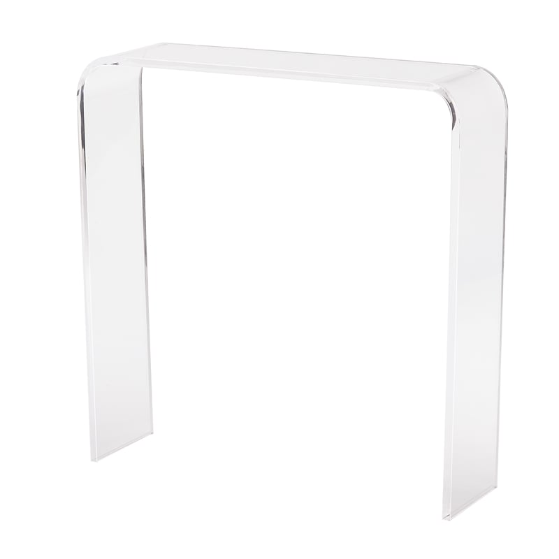 Lucite Acrylic Clear  Ruffner Console Table