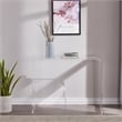 Lucite Clear Acrylic Morrigan  Console Table