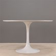 Lippa Round MDF Top Metal Base 48 Inch Dining Table