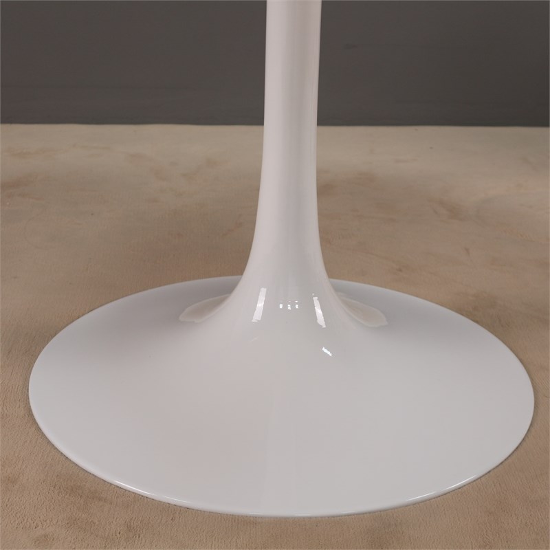 Lippa Round MDF Top Metal Base 48 Inch Dining Table