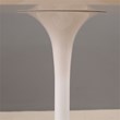 Lippa Round MDF Top Metal Base 48 Inch Dining Table