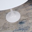 Lippa Round MDF Top Metal Base 43 Inch Dining Table