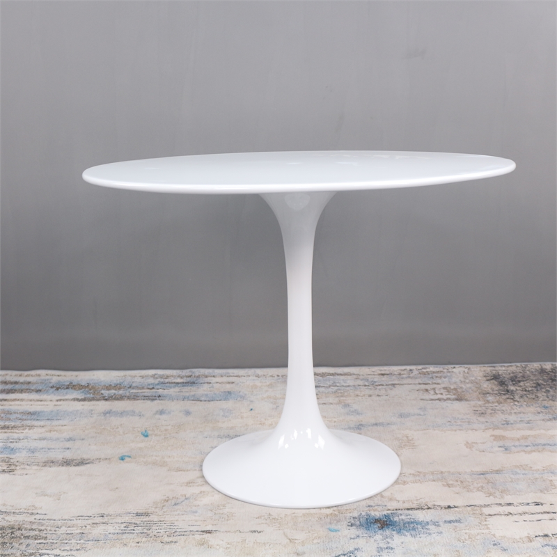 Tulip Round Top MDF 36 Inch White Dining Table