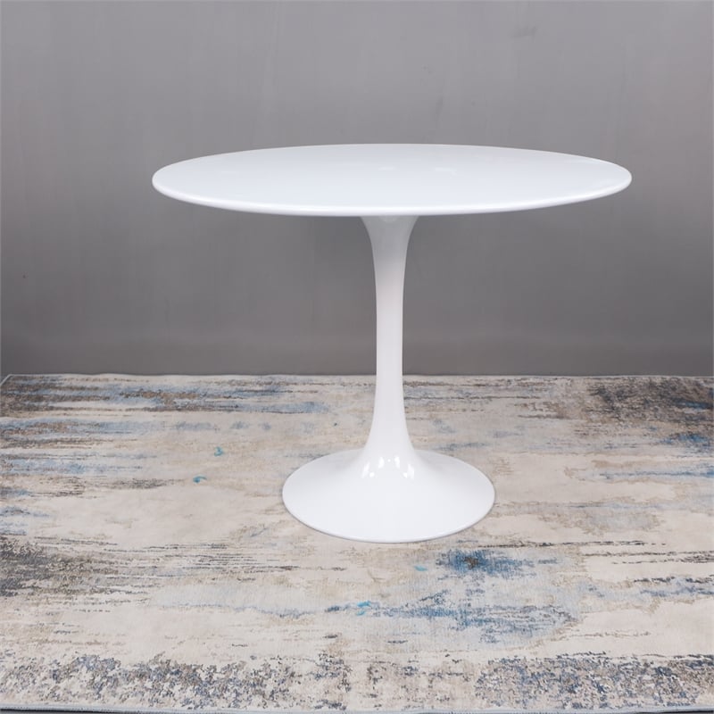Tulip Round Top MDF 36 Inch White Dining Table