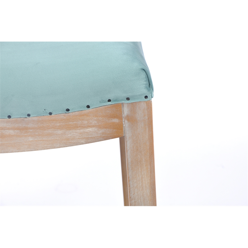 Tapscotl Nailhead Side Velvet 26