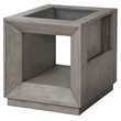 Parker House Pure Modern Oak Veneer End Table in Moonstone Finish