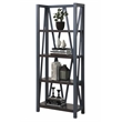 Parker House Americana Modern Traditional Wood Etagere Bookcase in Denim