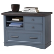 Parker House Americana Modern Wood Functional File with Power Center in Denim