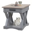 Parker House Americana Modern Wood End Table in Dove Gray Finish