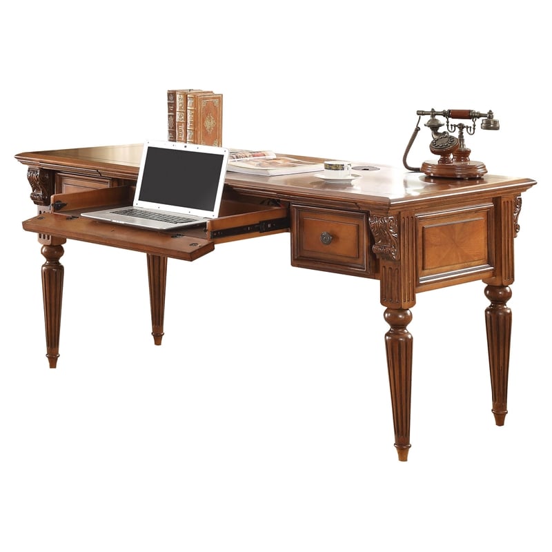 Parker House Huntington Traditional Wood Writing Desk in Brown