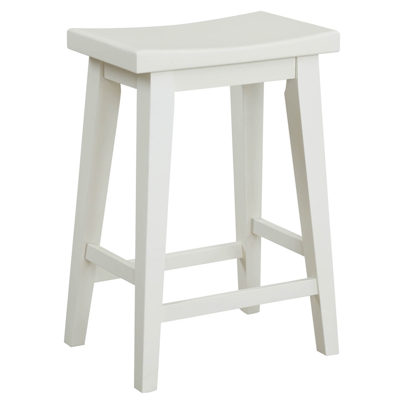 Parker House Americana Modern Engineered Wood Counter Stool in Off White