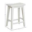 Parker House Americana Modern Engineered Wood Counter Stool in Off White